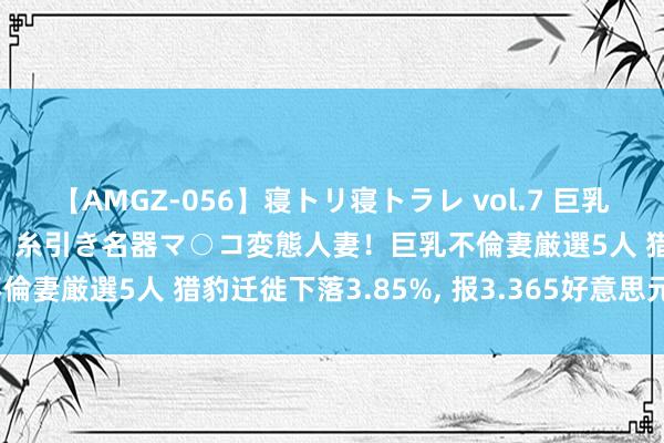 【AMGZ-056】寝トリ寝トラレ vol.7 巨乳むっちむちパイズリ奉仕！糸引き名器マ○コ変態人妻！巨乳不倫妻厳選5人 猎豹迁徙下落3.85%， 报3.365好意思元/股