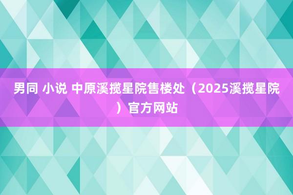 男同 小说 中原溪揽星院售楼处（2025溪揽星院）官方网站